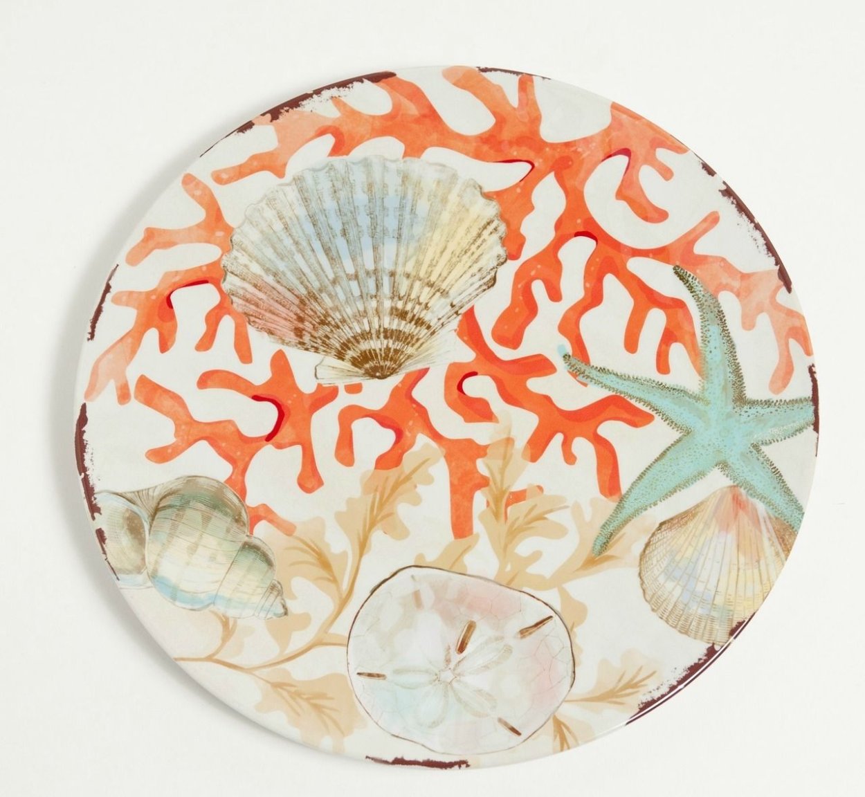Коралловая тарелка