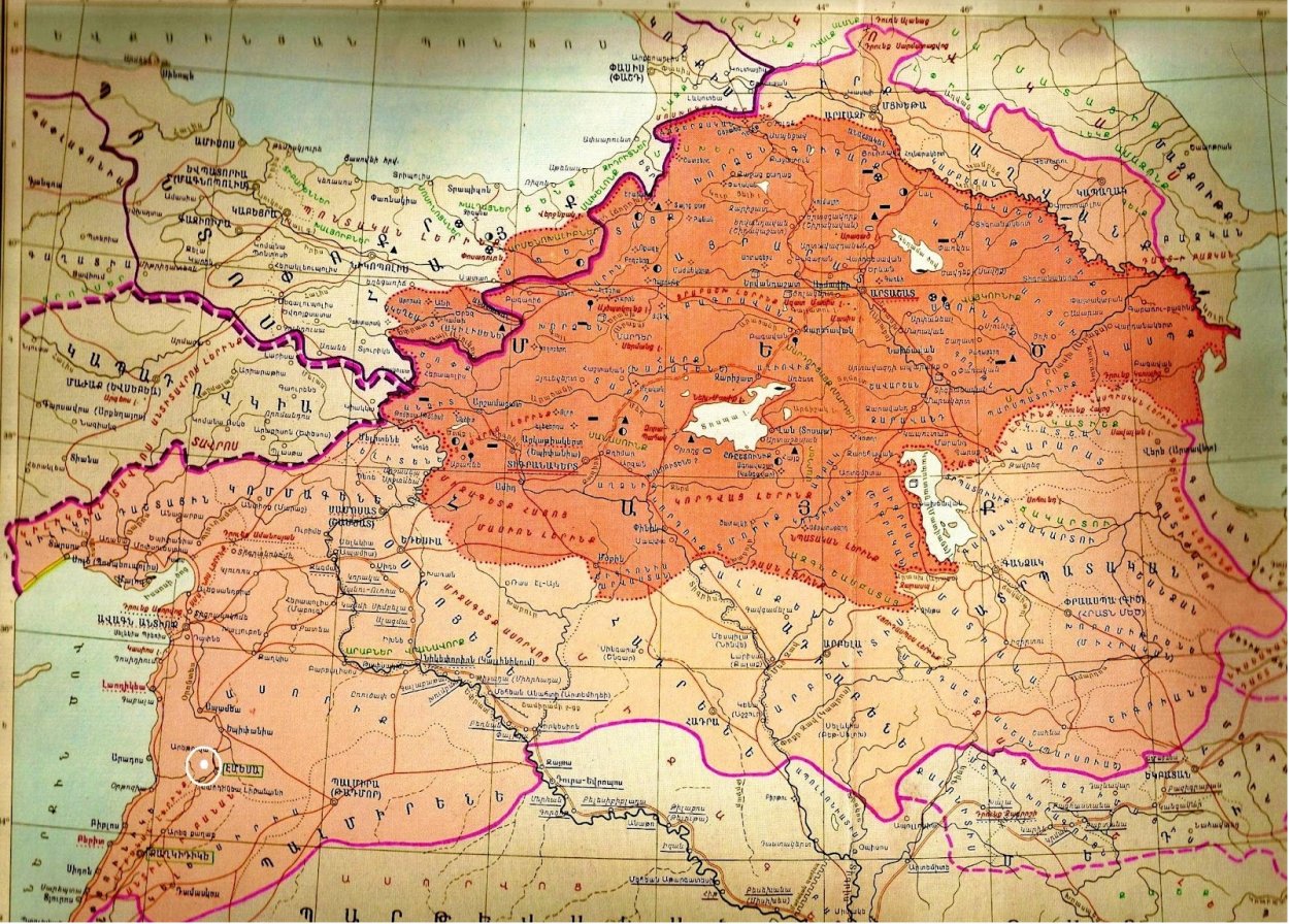 Территория Армении 1900