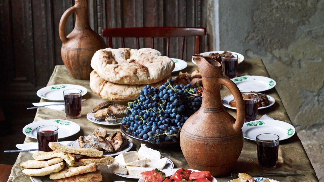 Грузинское застолье