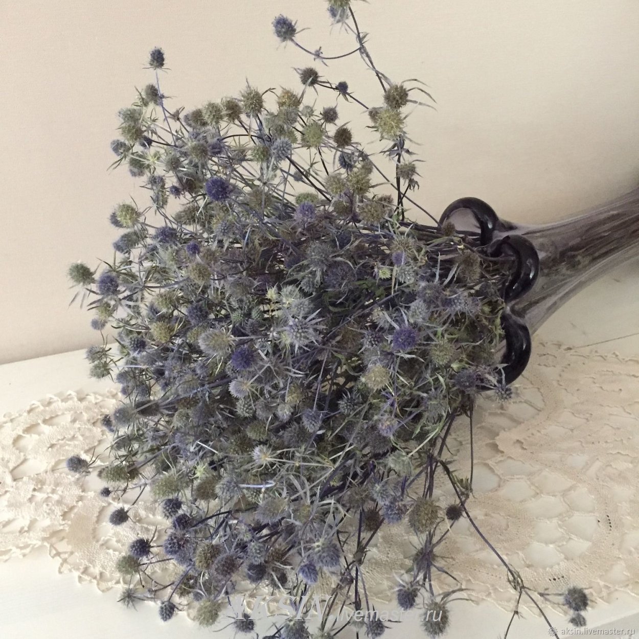 Букеты из сухоцветов с мордовником
