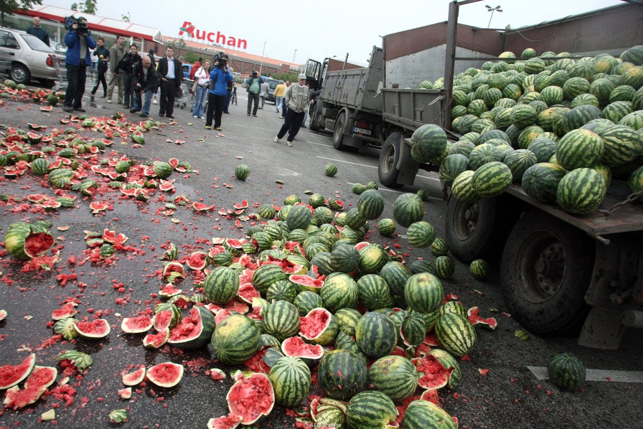Арбузы в кузове