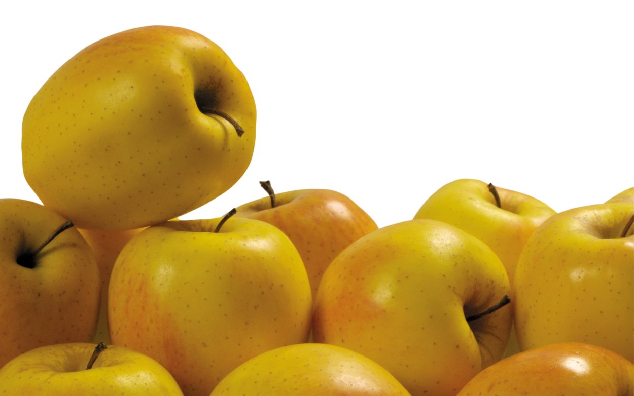 Маленькие желтые яблоки