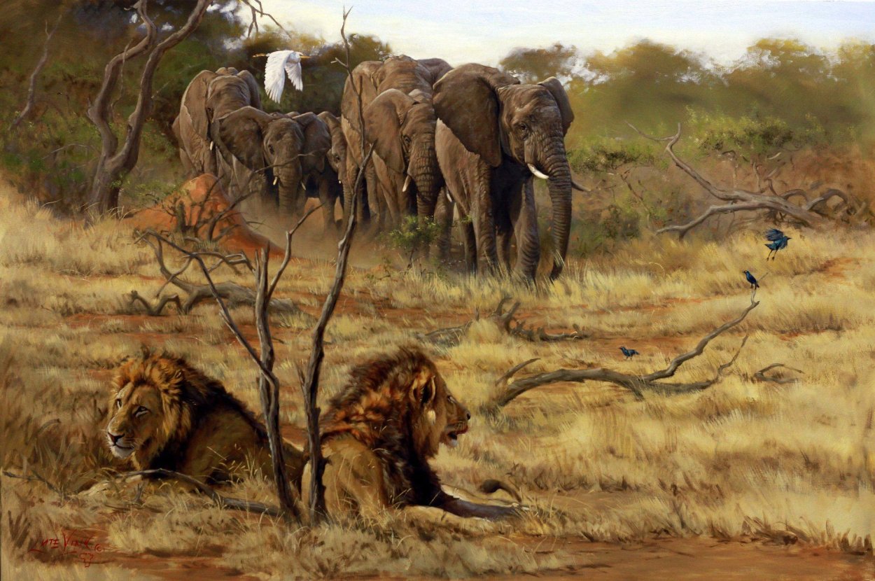 Саванна живопись