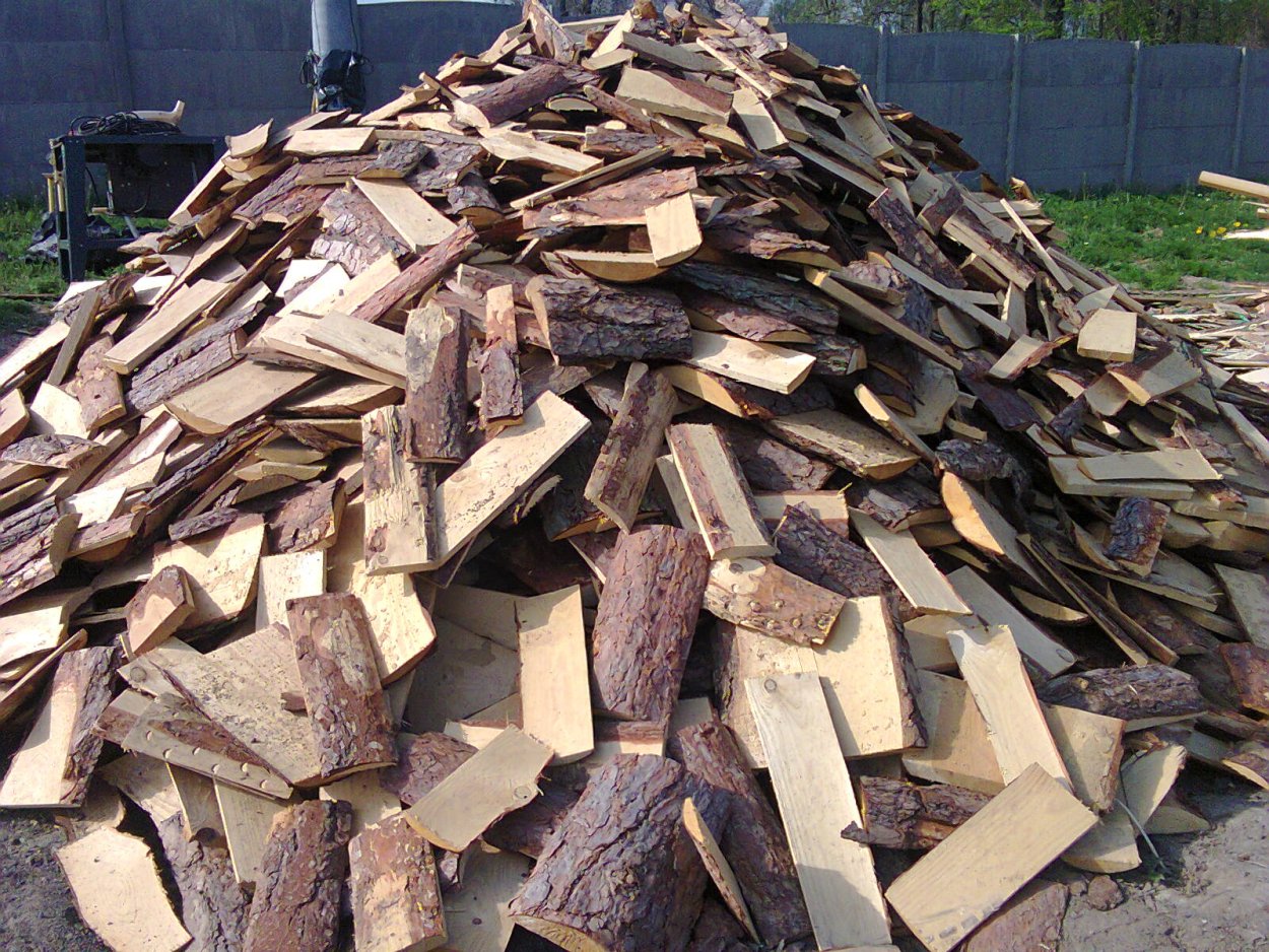 Горбыль пиленый на дрова