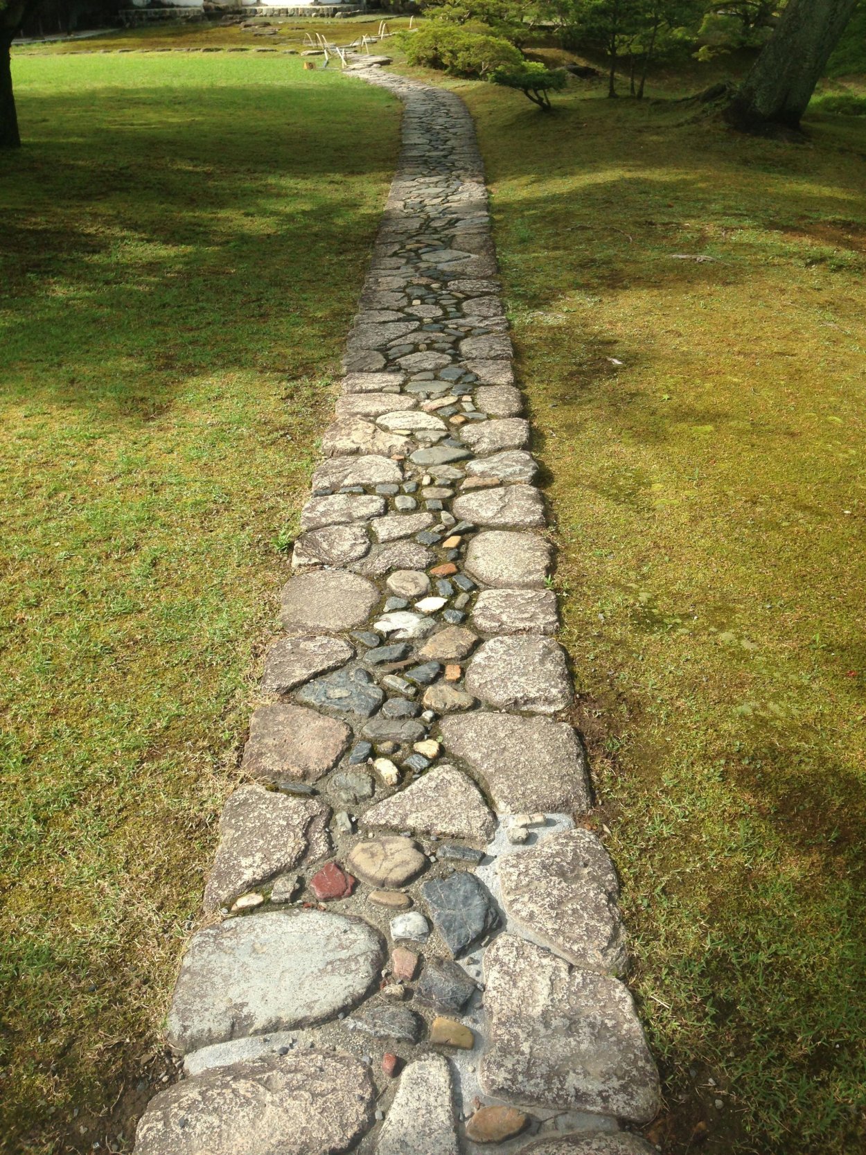 Дорожки из дикого камня