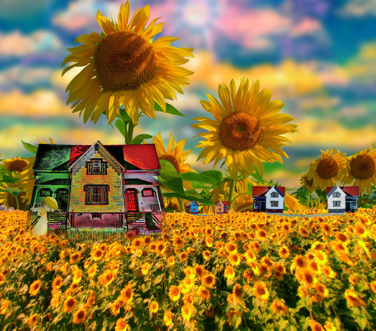 Сказочный подсолнух