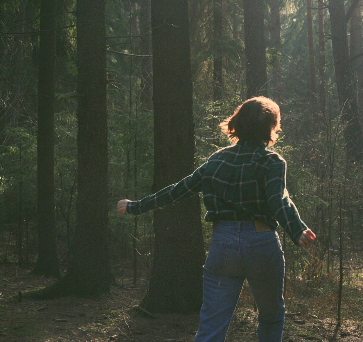 Подросток в лесу Эстетика