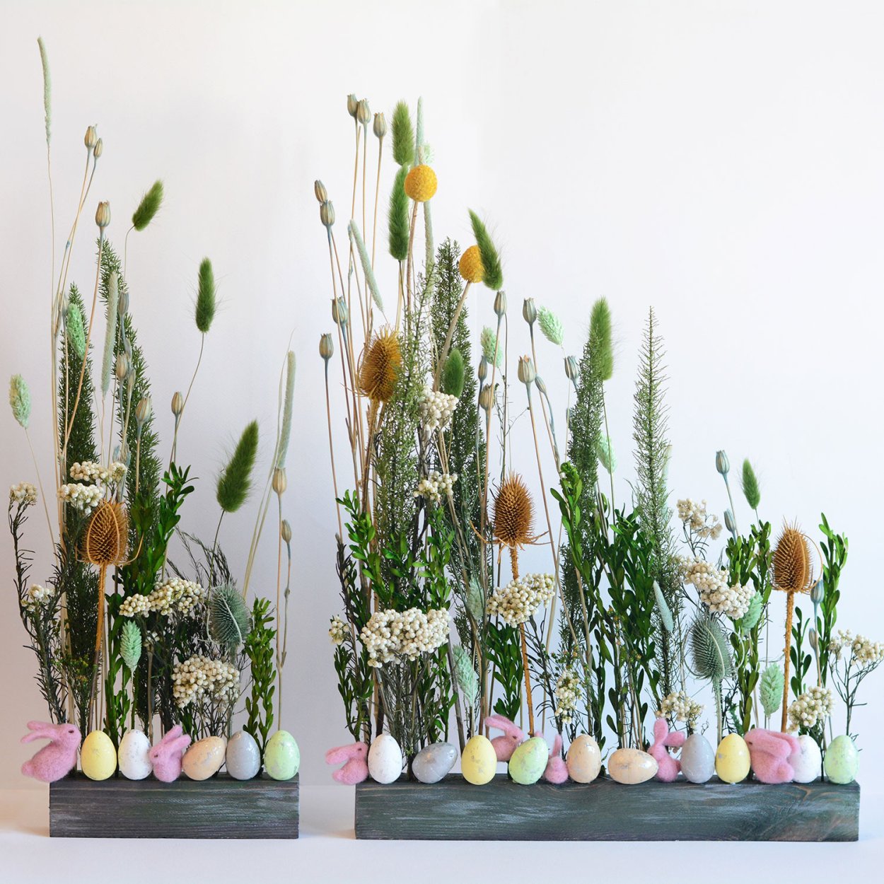 Осенняя настольная композиция креативная в цветочном кашпо