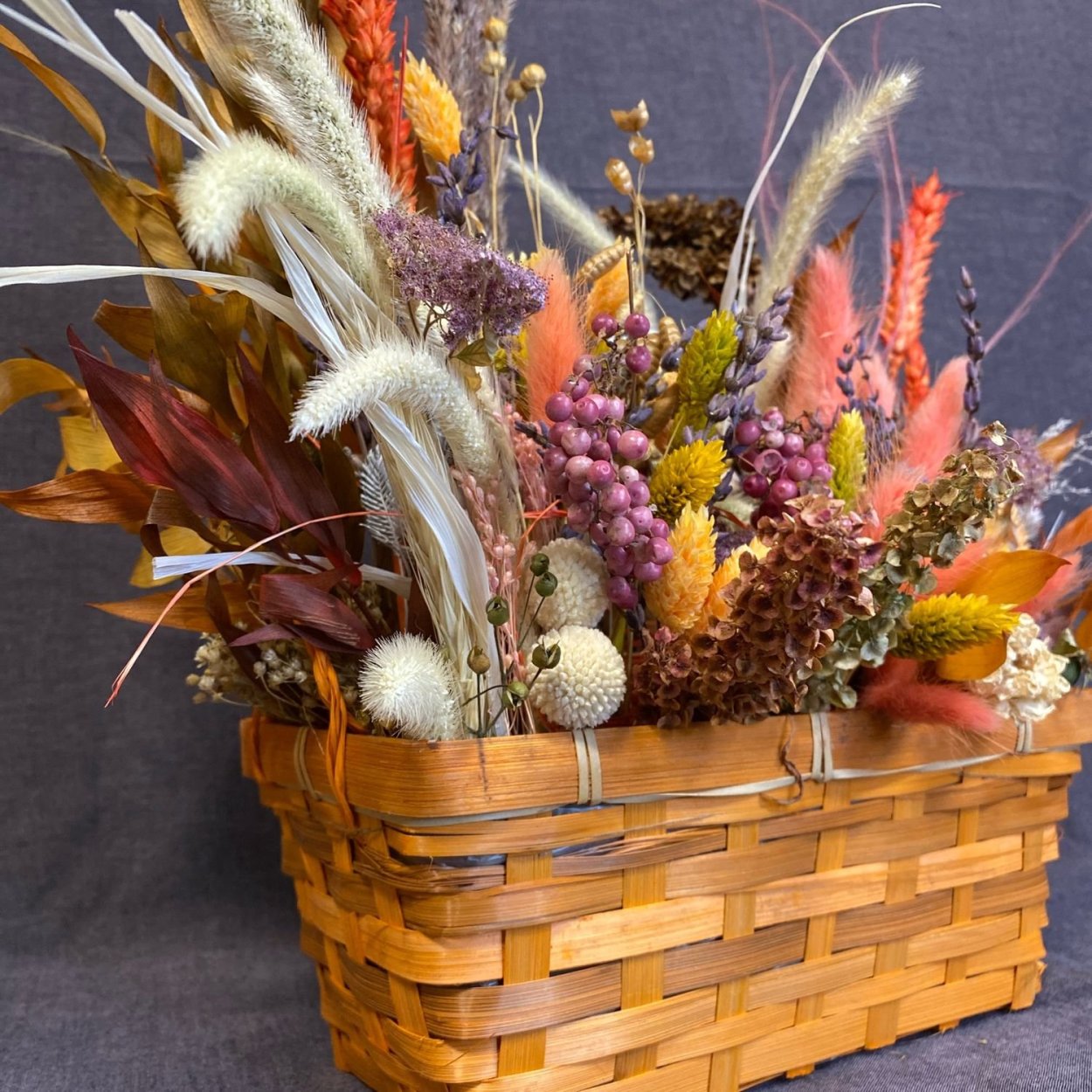 Композиции из сухих цветов и Икэбана