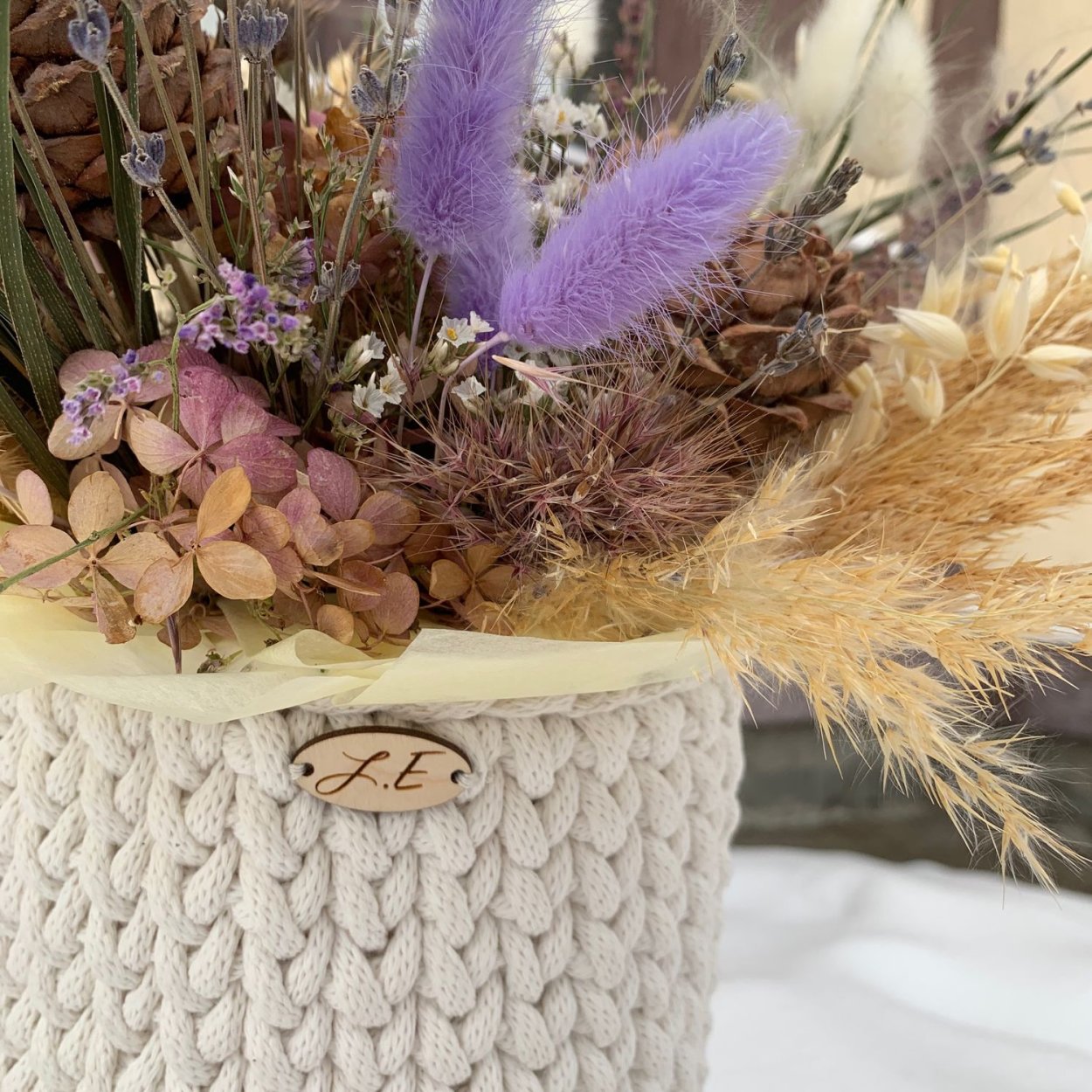 Композиции из сухоцветов для интерьера