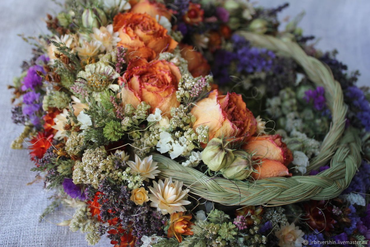 Сухоцветы "сад Прованс"