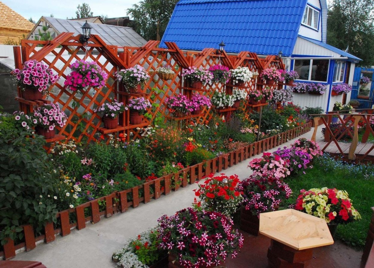 Красивые приусадебные участки и огороды