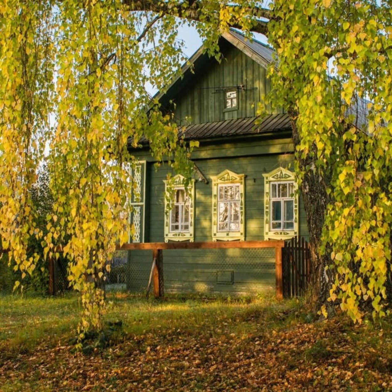 Дом в деревне картинки