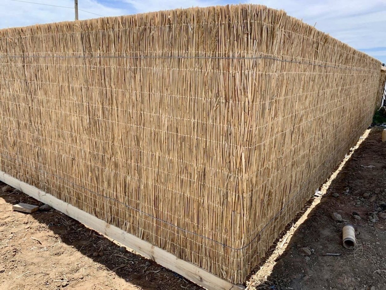 Маты из камыша