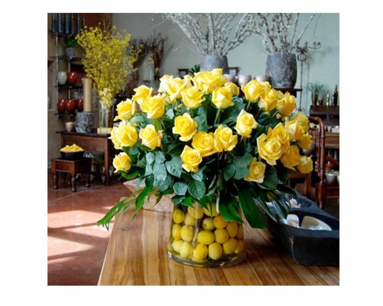 Композиция с лимонами