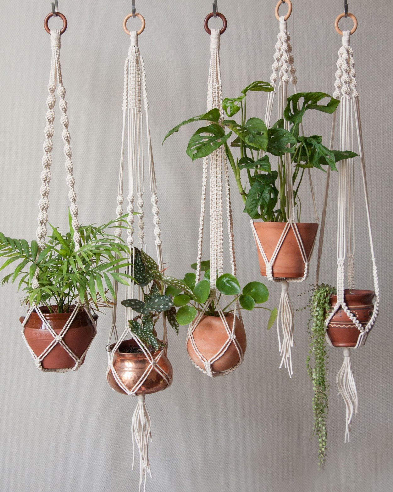 Макраме кашпо для цветов