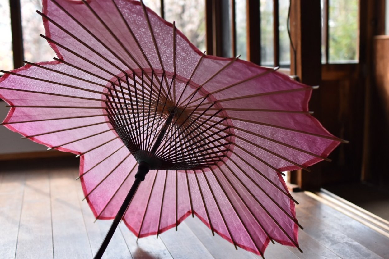 Японский зонтик цветок