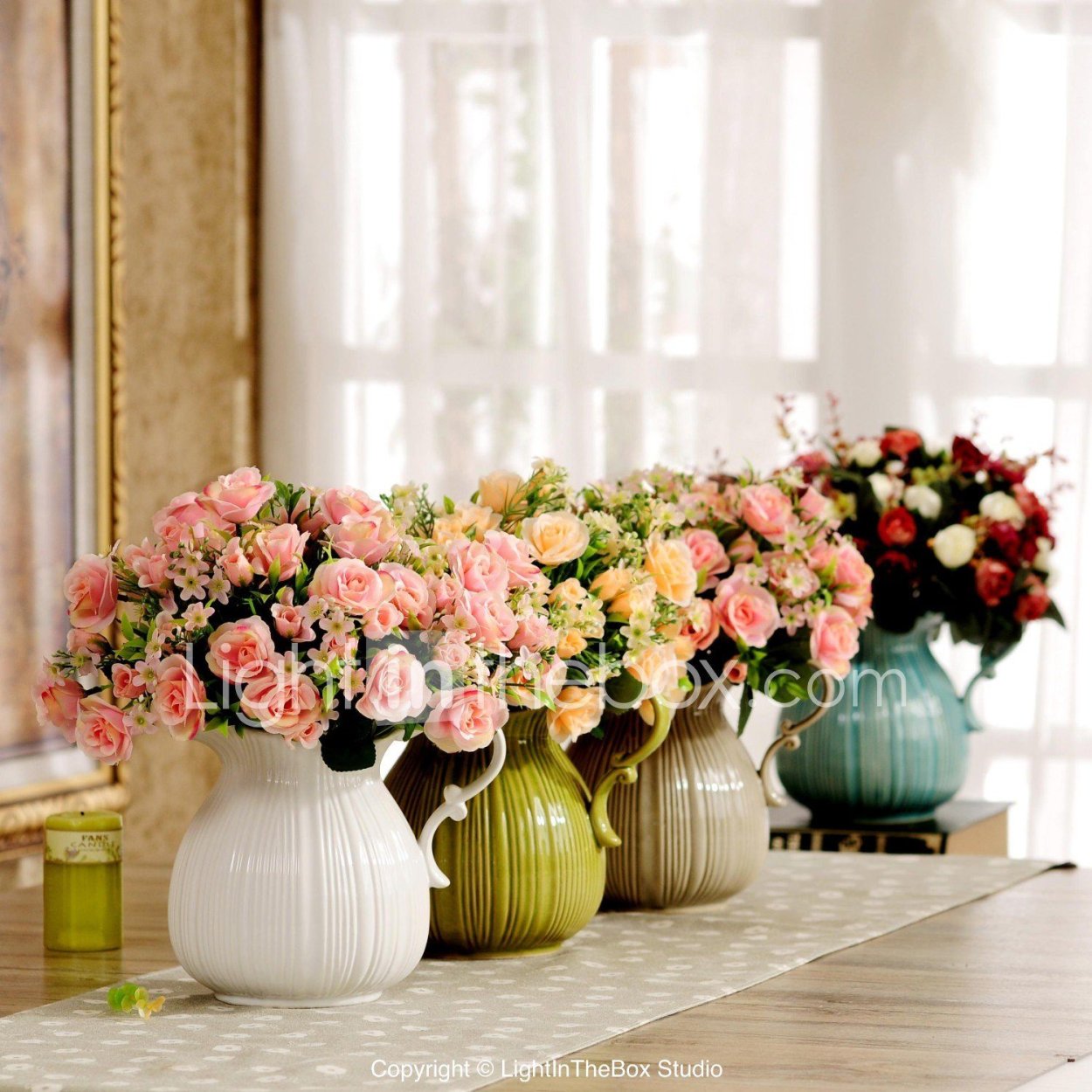 Artificial Flowers Interior