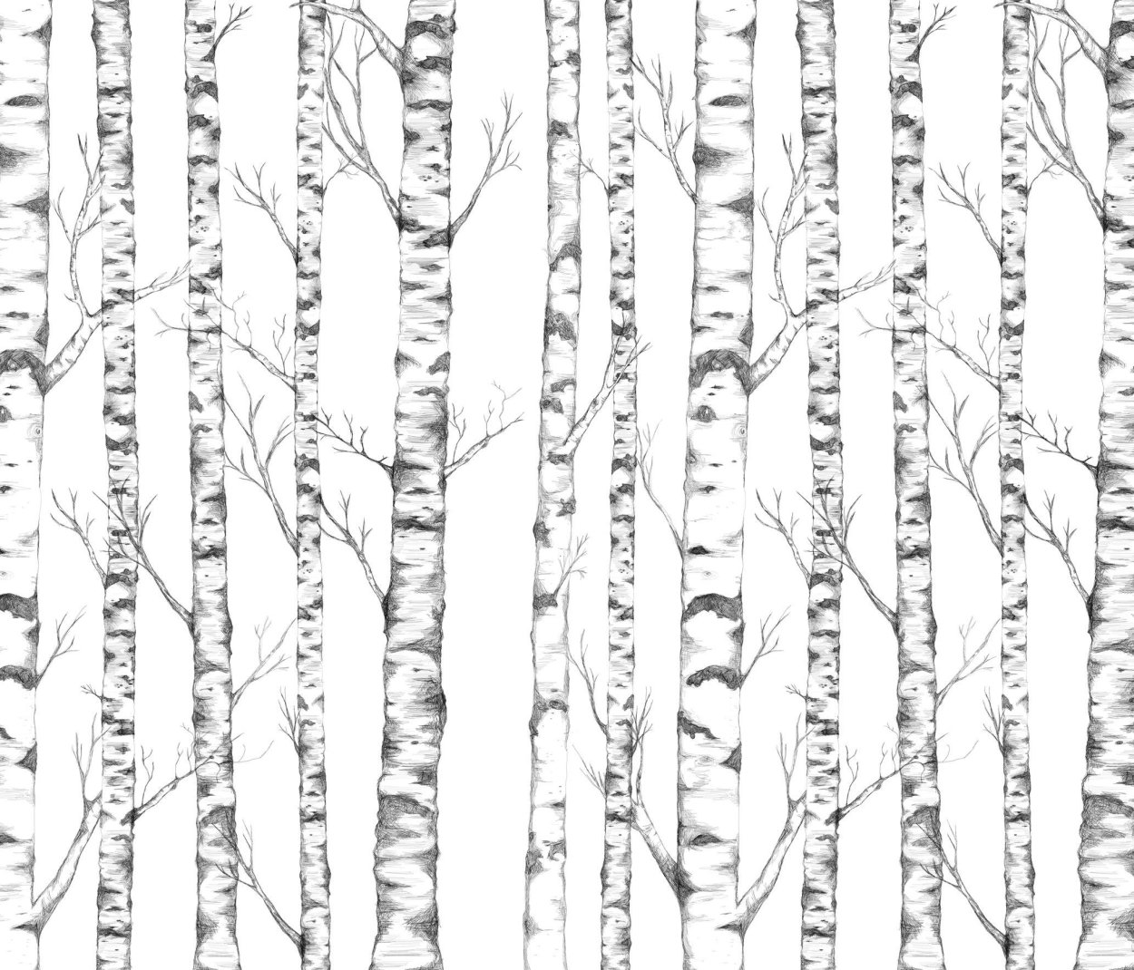 Обои с деревьями на стену