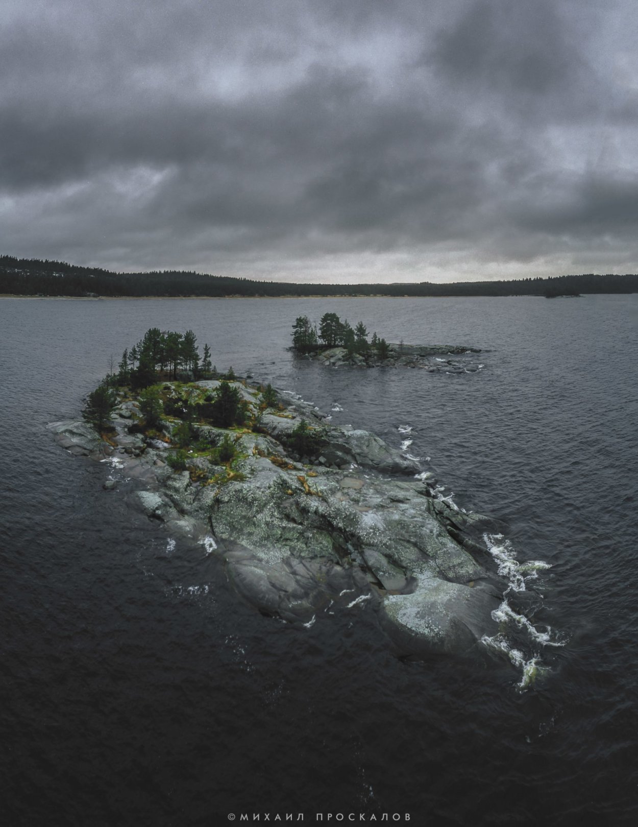 Острова Ладожского озера в Карелии