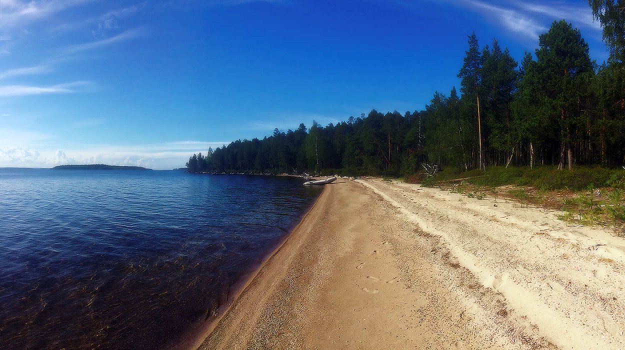 Озеро Вонгозеро Карелия