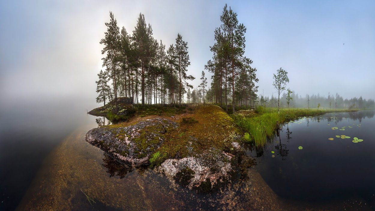 Озеро Вонг Карелия