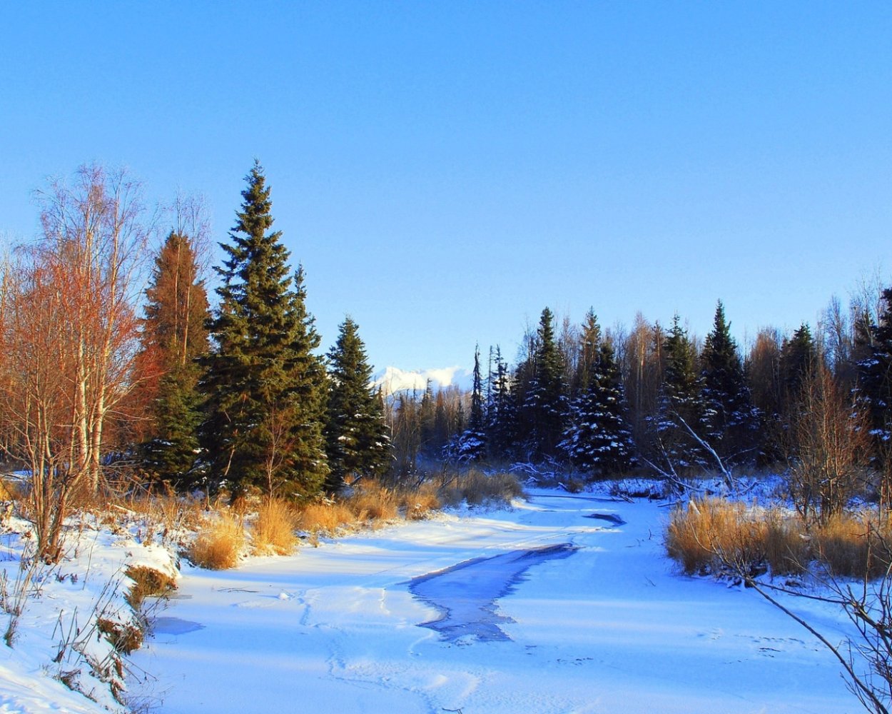 Зимняя река