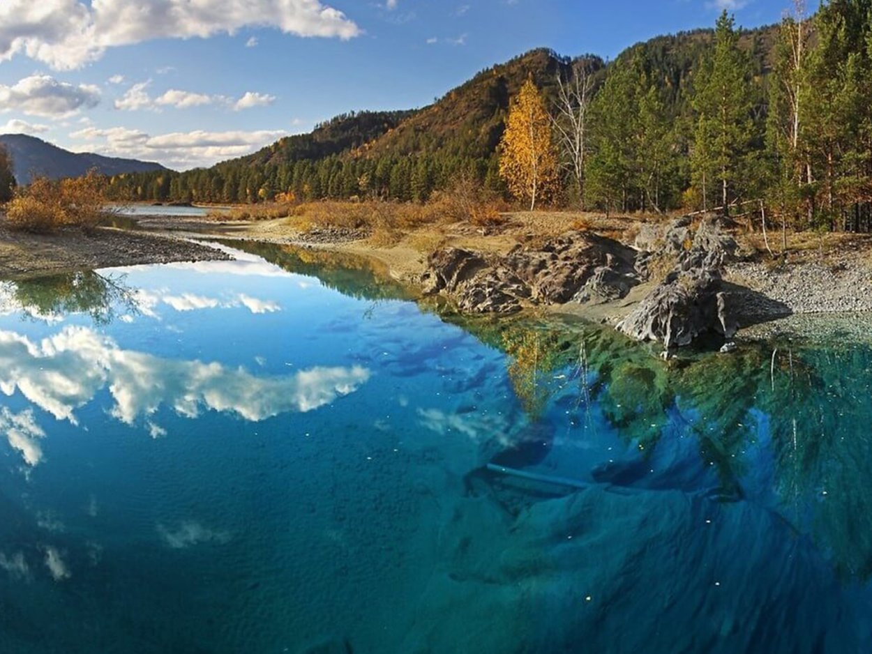 Голубые озера Чемал