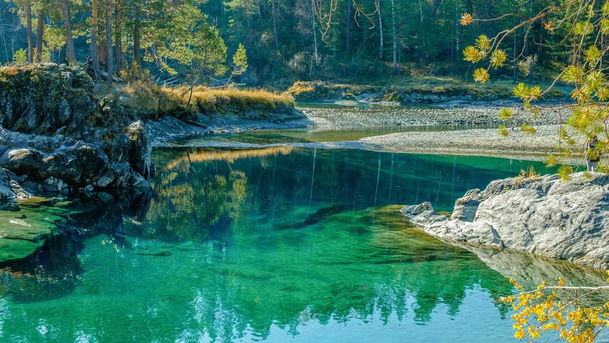 Аскатские голубые озера горный Алтай