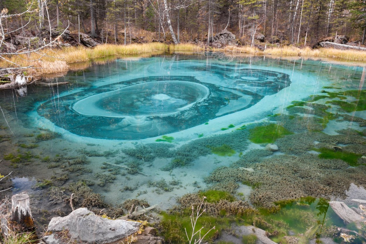 Гейзерное озеро в Улаганском районе
