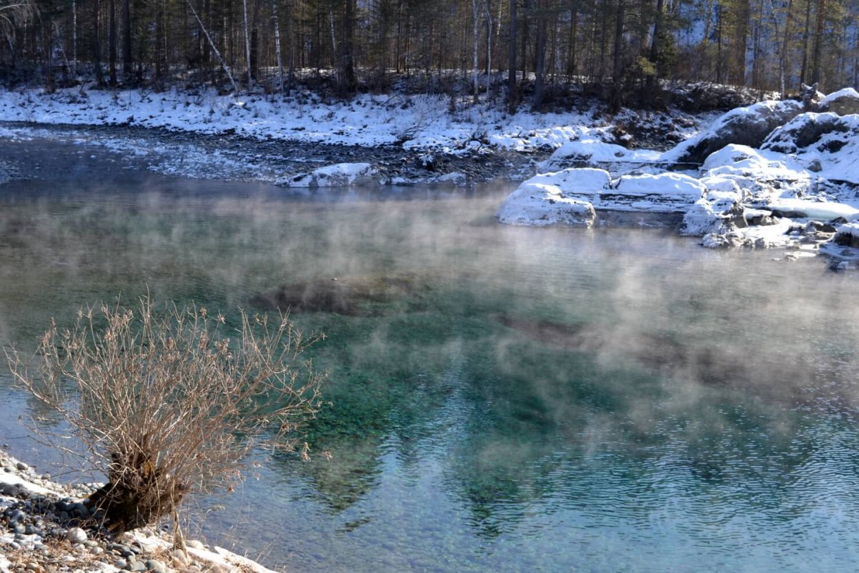 Голубые озёра Катуни моржевание