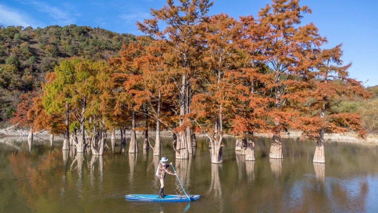 Кипарисовое озеро Сукко беседки