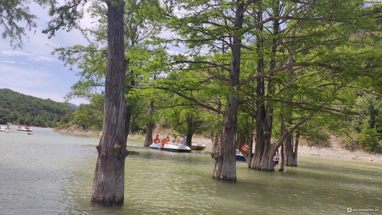 Кипарисовое озеро Сукко беседки