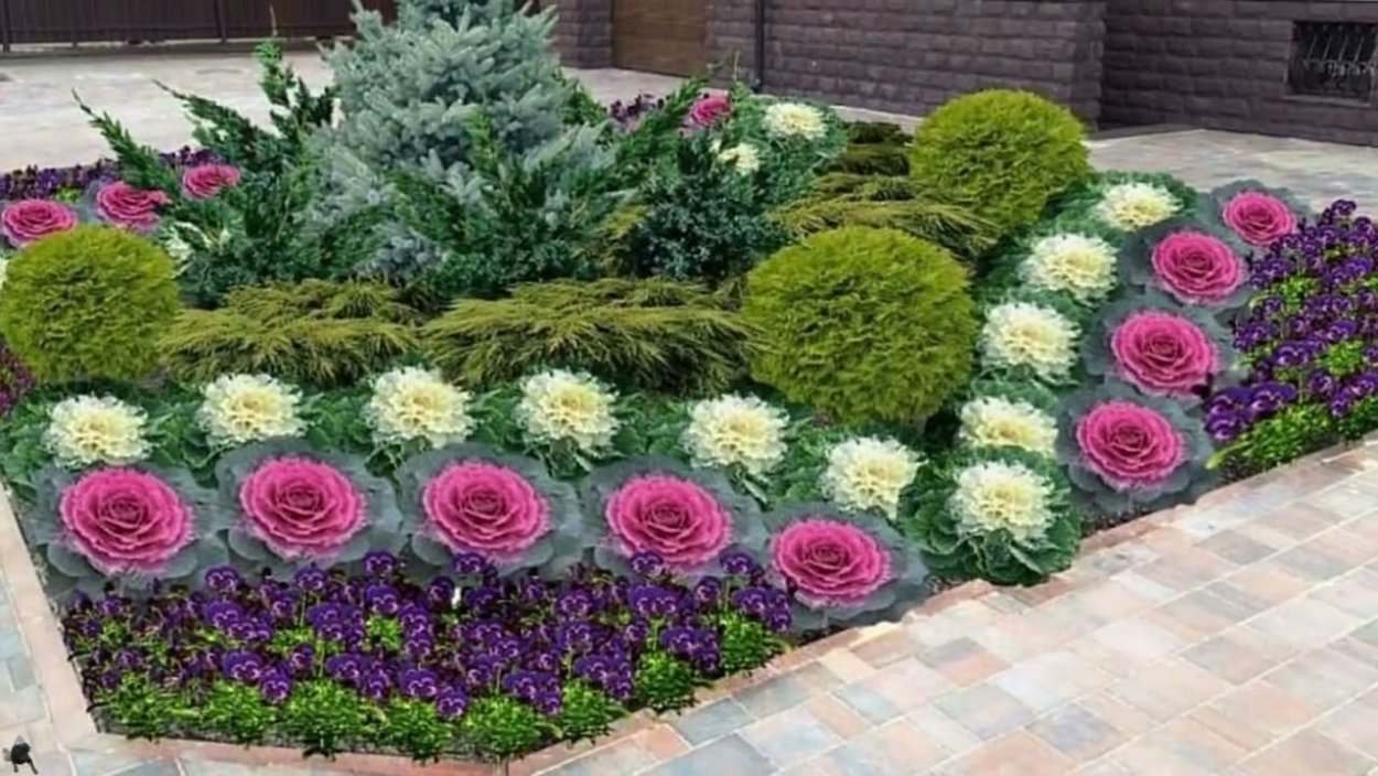 Цветники и клумбы