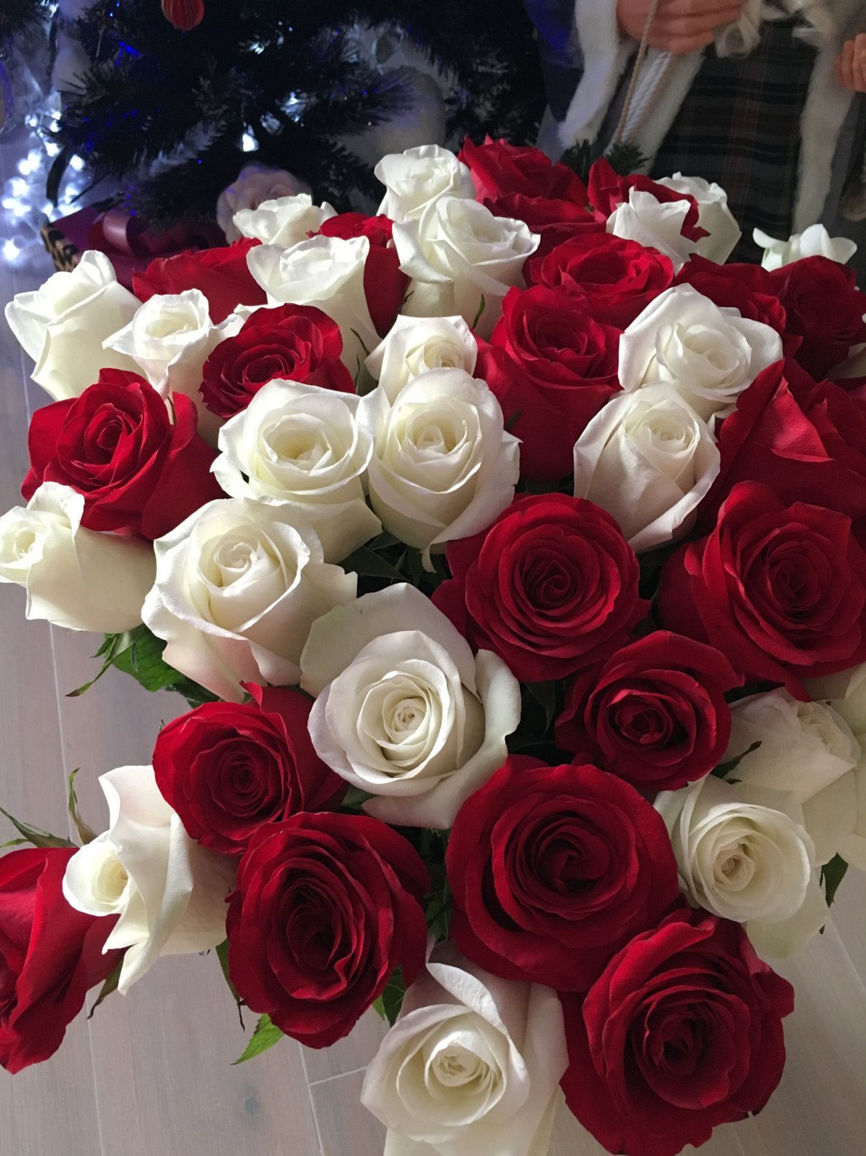 Букет роз дома