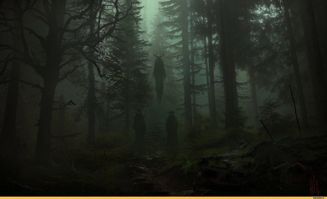 Дарк Форест густой лес