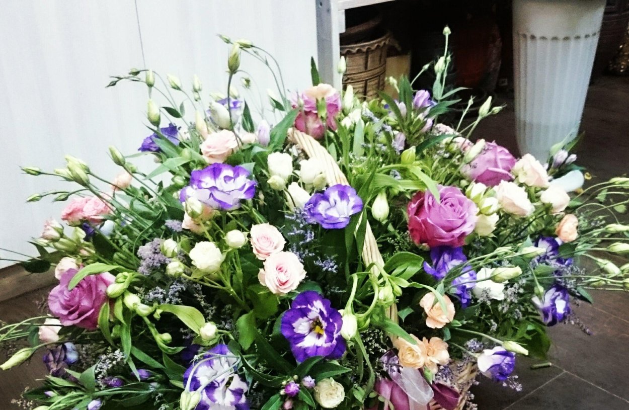 Композиции с эустомой в саду