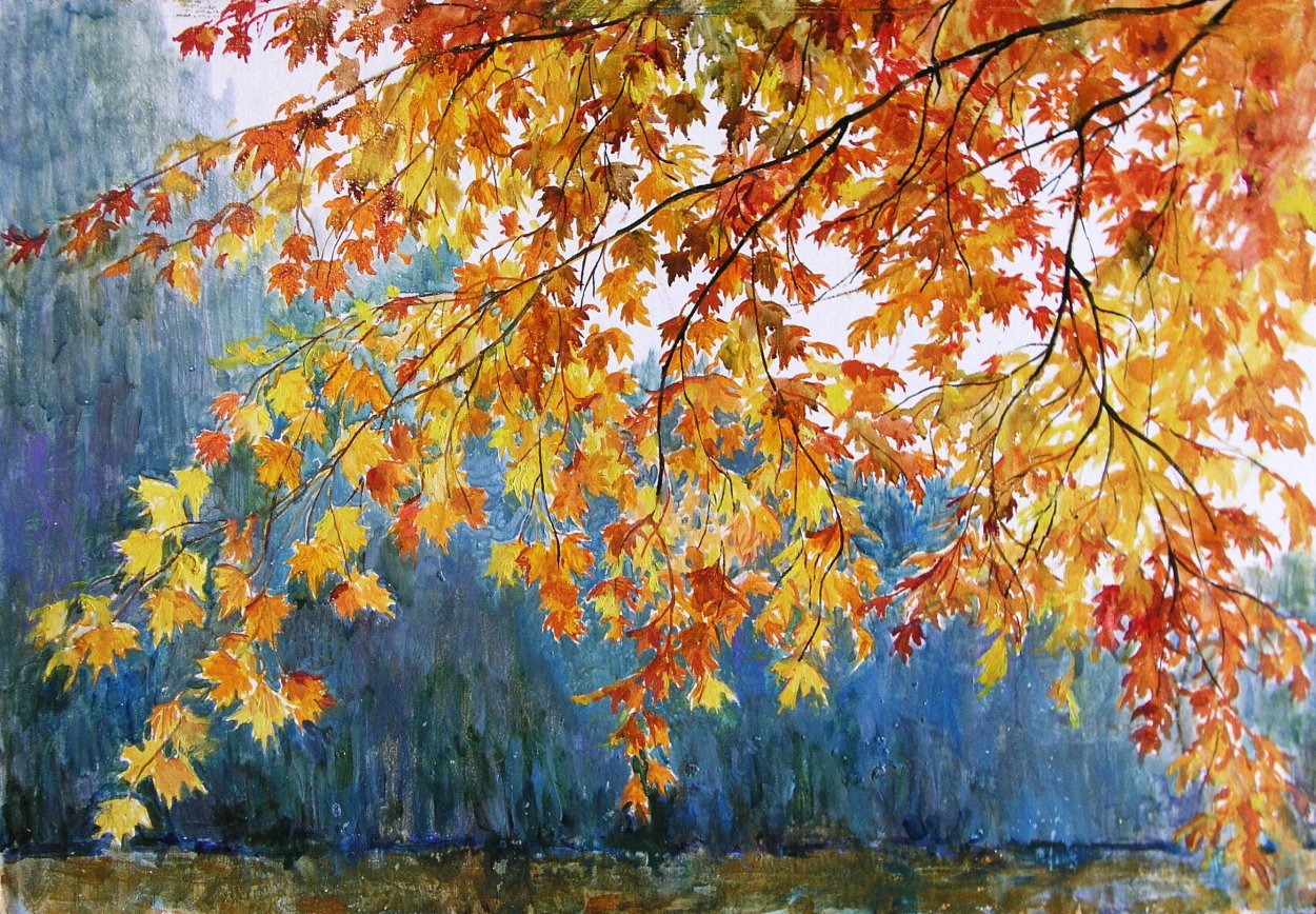 Клен на картинах художников