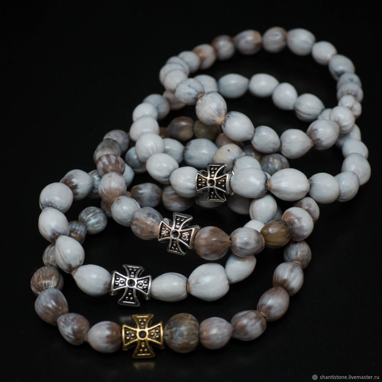 Браслет чётки слёзки Богородицы