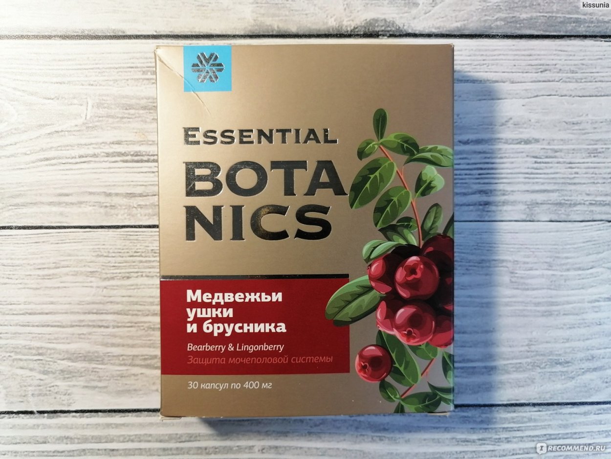 Медвежьи ушки и брусника Сибирское здоровье