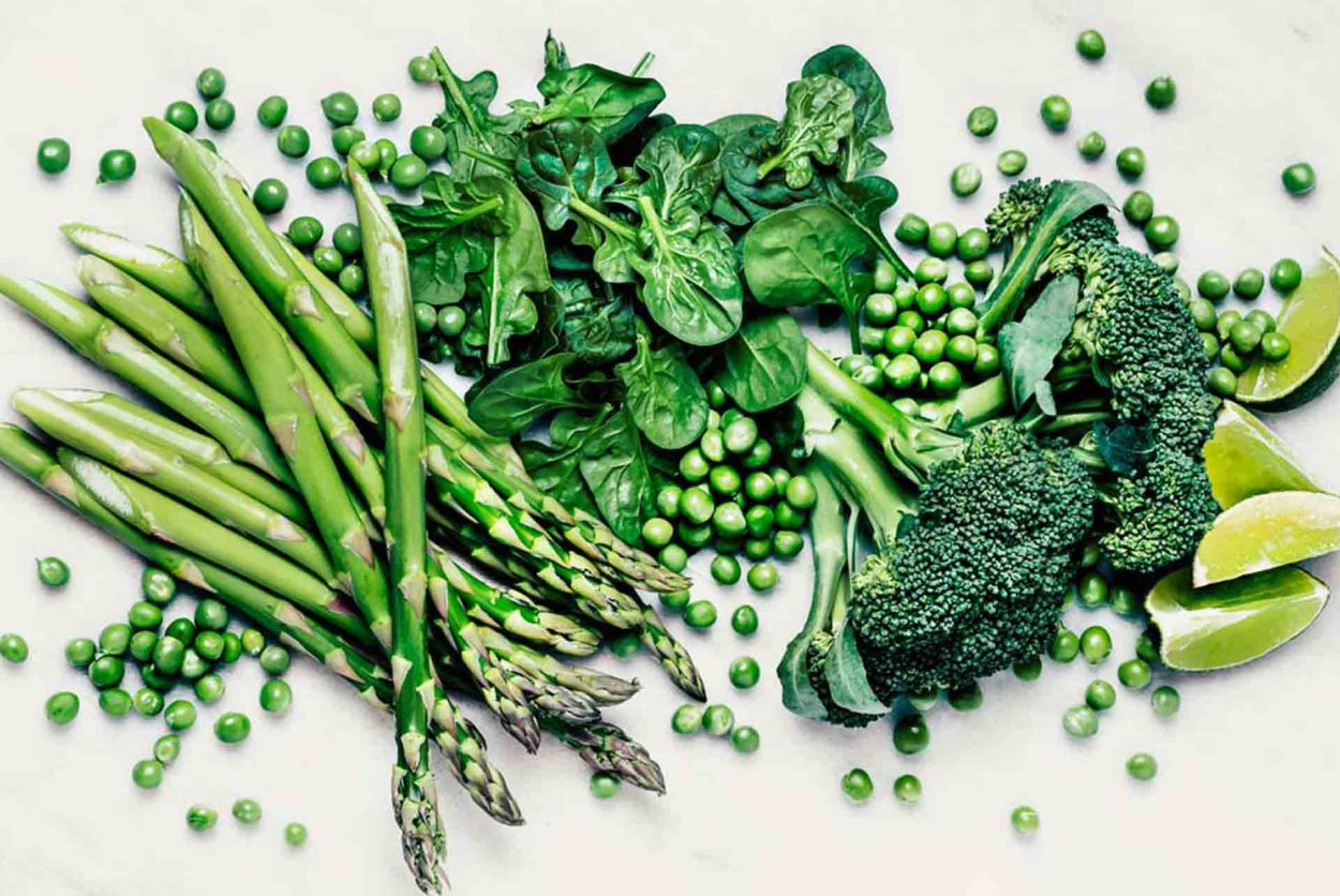 Зеленые овощи