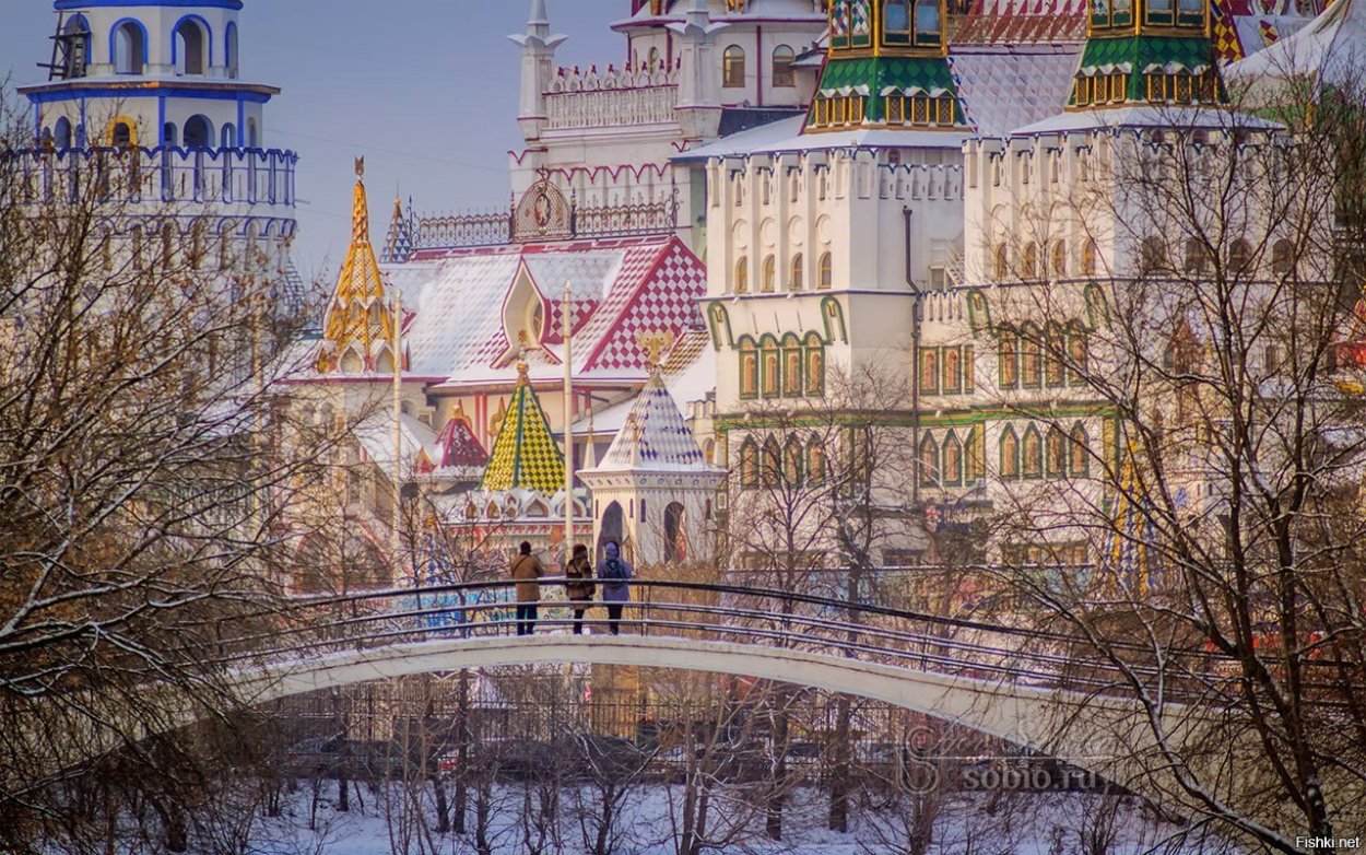 Измайловский парк Москва зимой