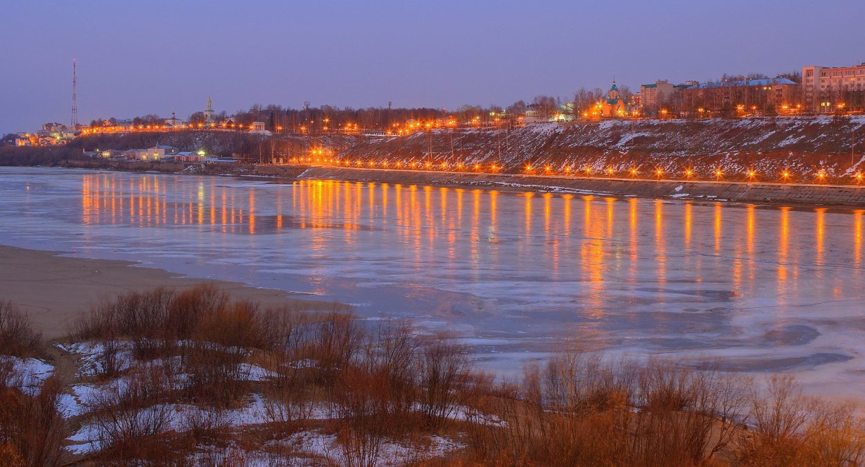 Река Вятка панорама