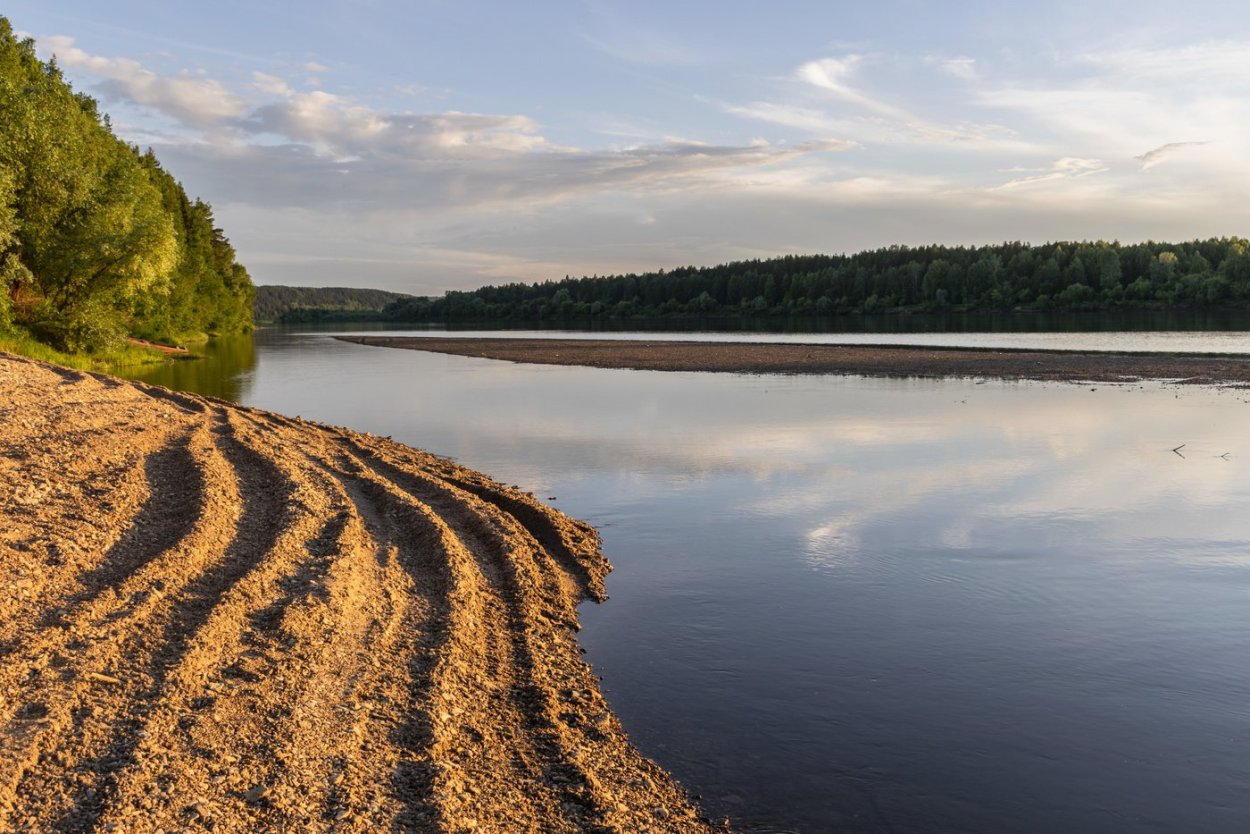 Вятка песчаный берег