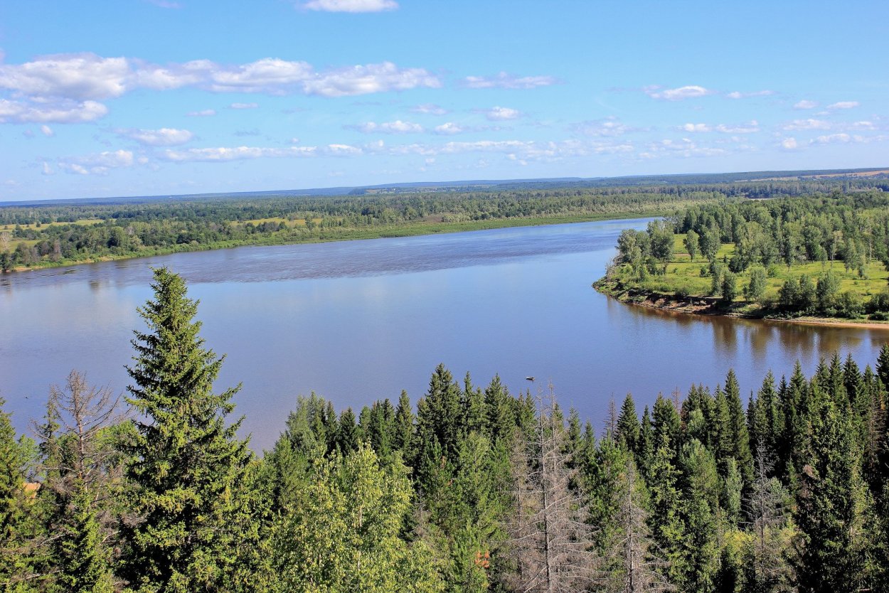 Река Вятка Кировской области