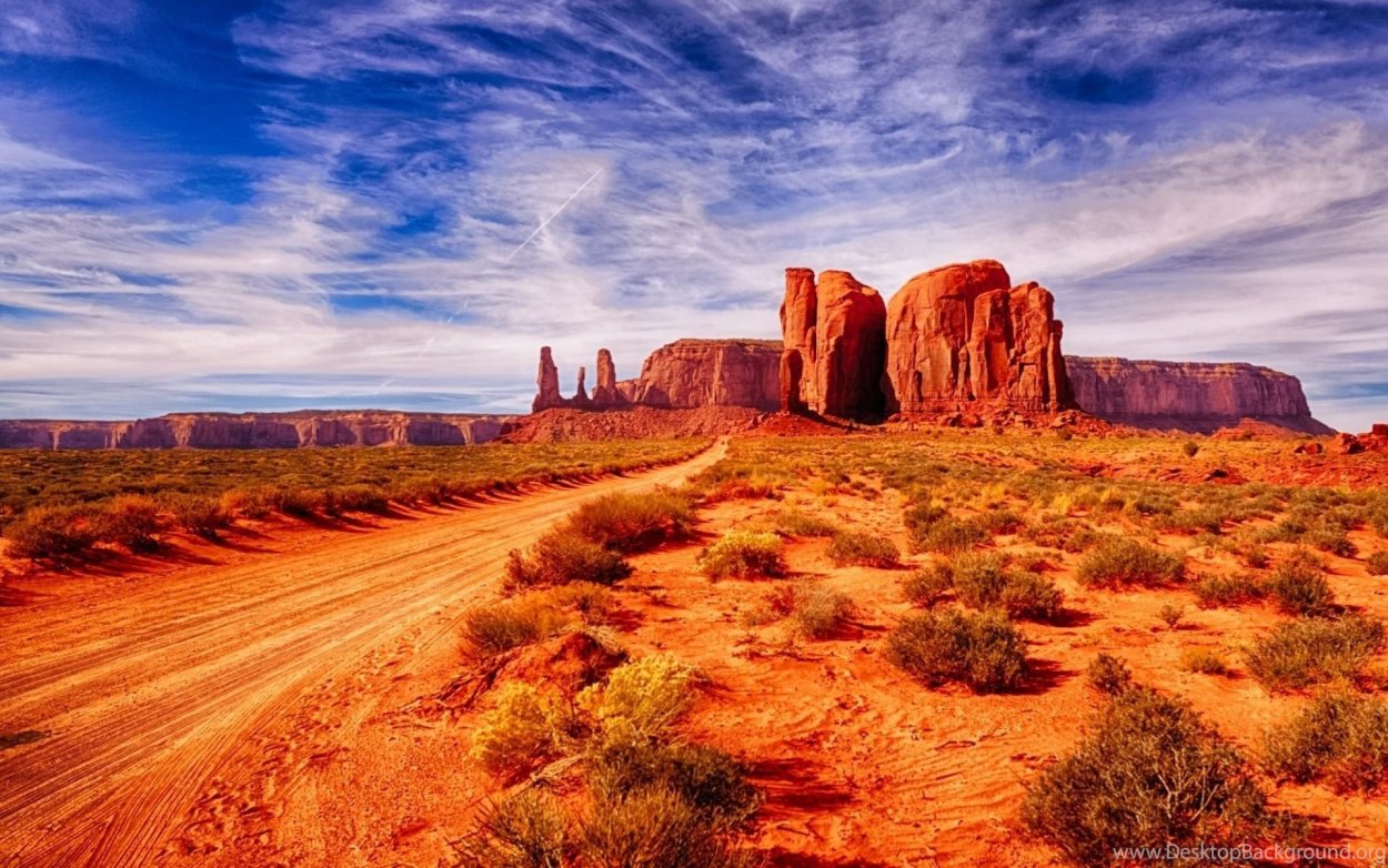 Америка штат Техас Долина монументов