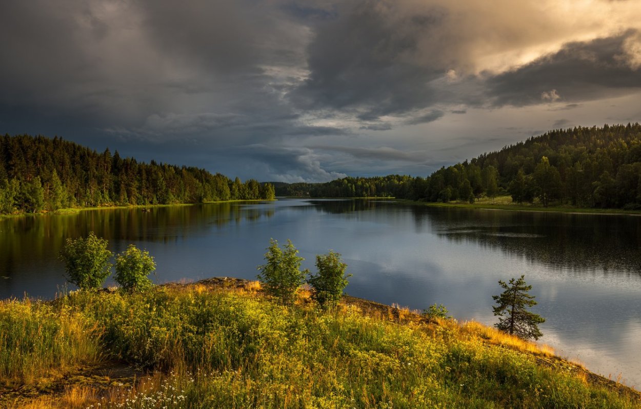 Пейзажи рек и озер