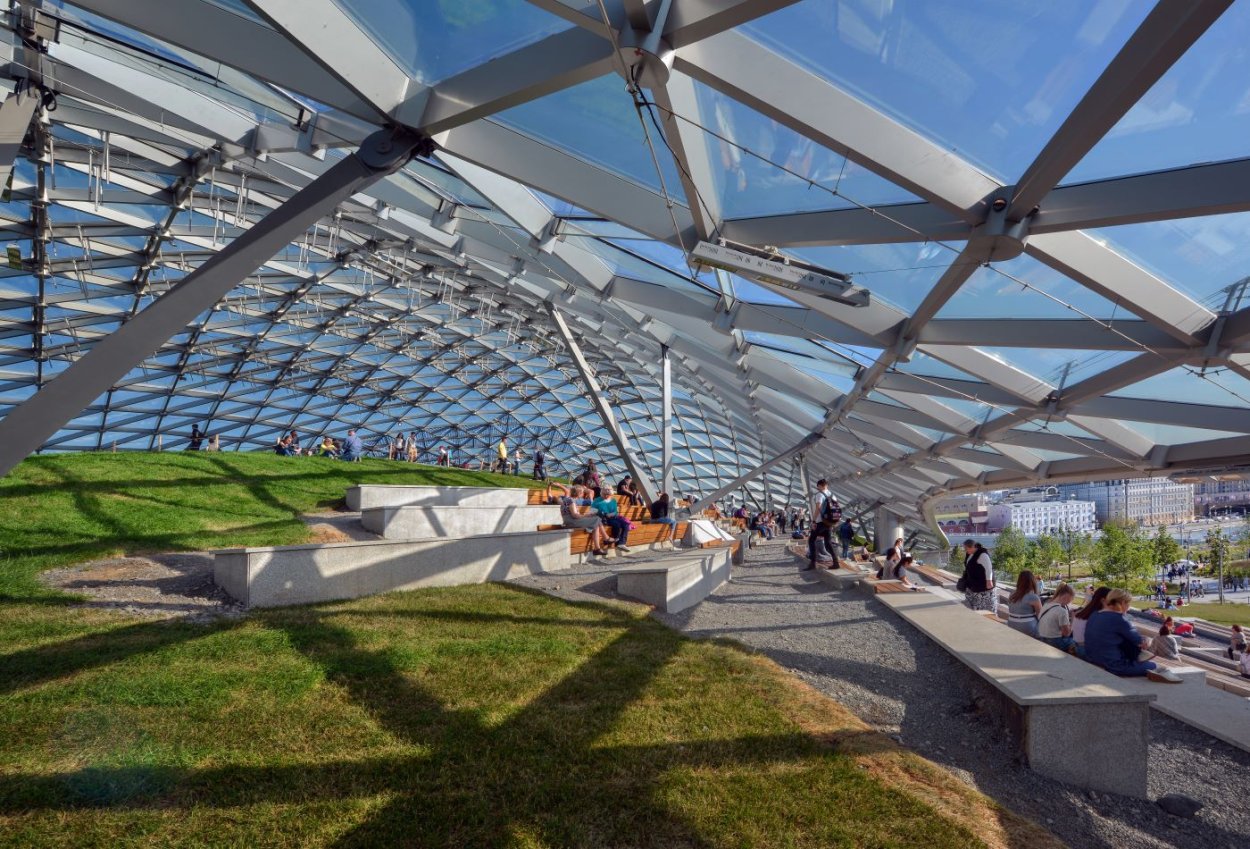 Парк Зарядье оранжерея