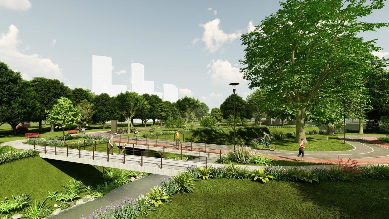 Парк Яуза сад будущего площадки