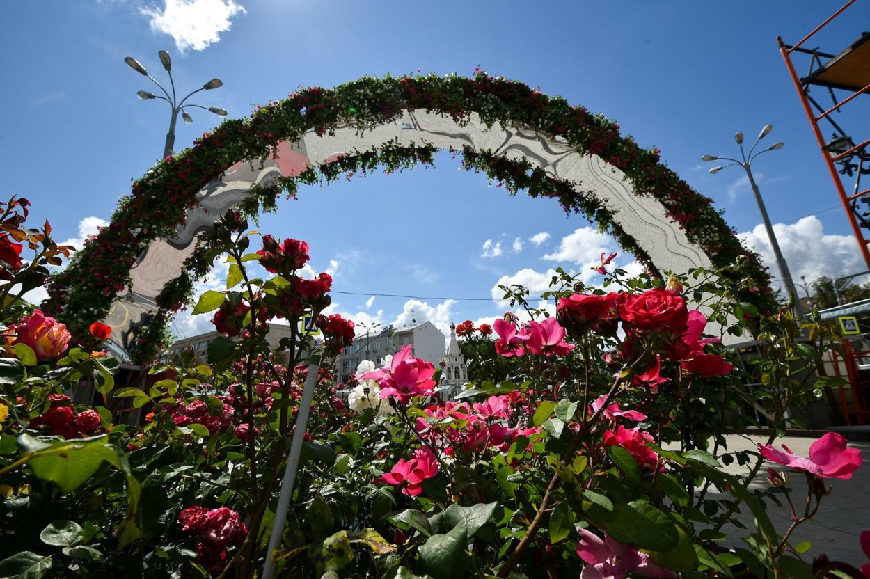 Сад цветов в Москве